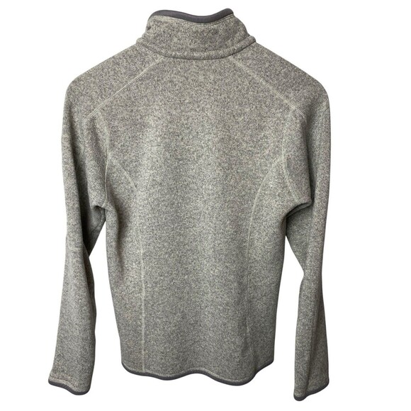 Patagonia Women's M Gray Better Sweater 1/4 Zip Fleece Pullover Jacket Outdoor - Picture 4 of 7